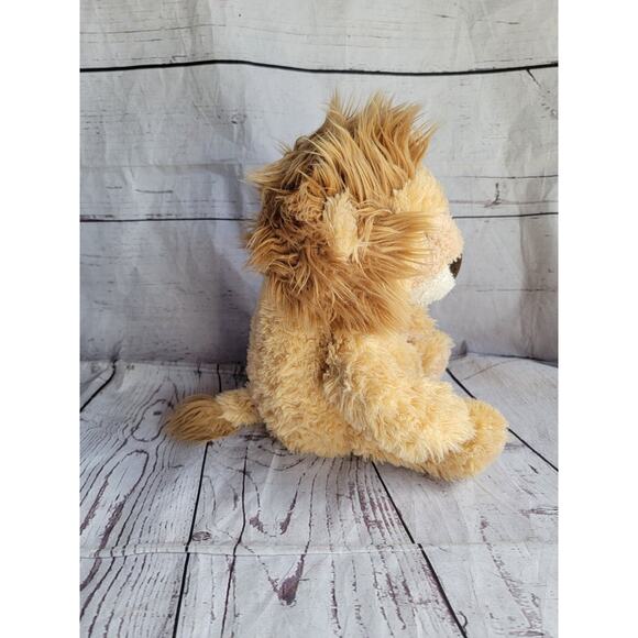 Aurora Tubbie Wubbies Lion Plush Stuffed Animal Tan Brown Soft Nose Sitting 10in - Picture 4 of 8